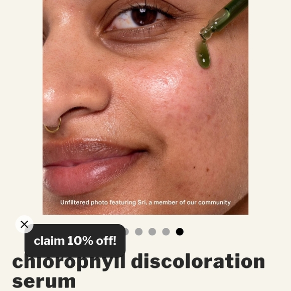 Cocokind Chlorophyll Discoloration Serum - Green Pack - Picture 4 of 4